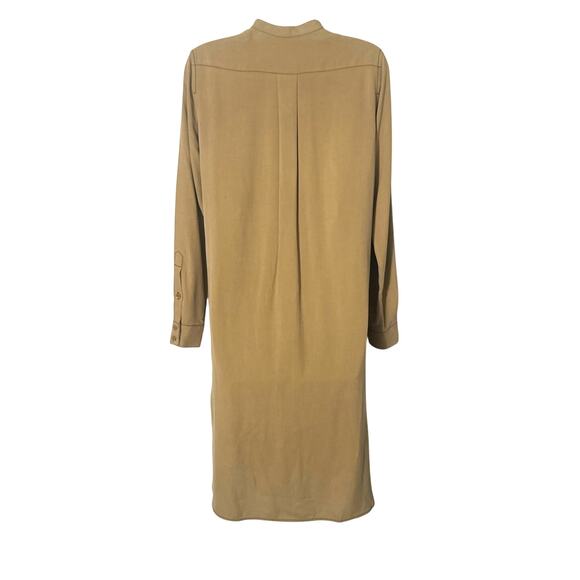 BCBGMaxAzria Maddox Silk Shirt Dress in Agave Green Size XS - Picture 4 of 13